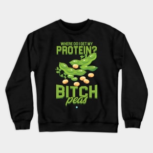 Funny Vegan Gift Crewneck Sweatshirt